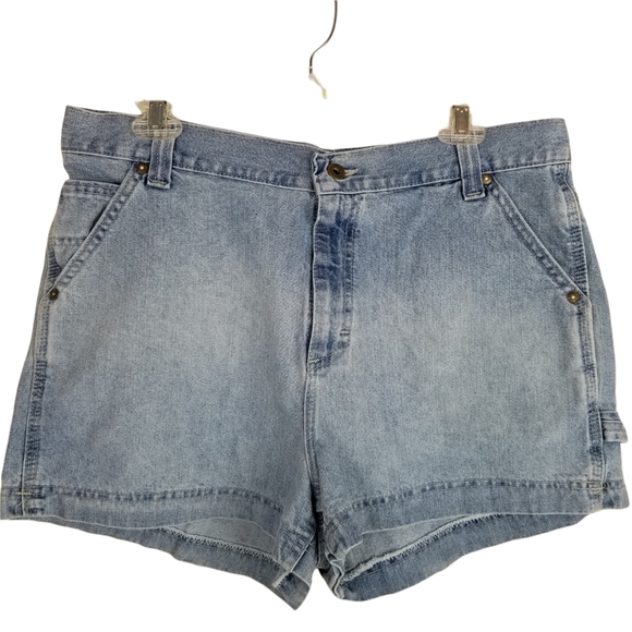 Lee Dungarees High Waisted Jean Shorts 